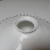 Lampshade, old in opaline and pleated glass