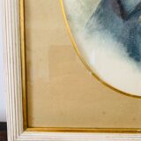 Orientalist painting portrait of a child signed Gatineau