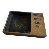 Cendrier en bronze attribué à Jacques Lauterbach, années 1960