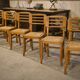 Set of 6 Pierre Cruège chairs from the 1950s.