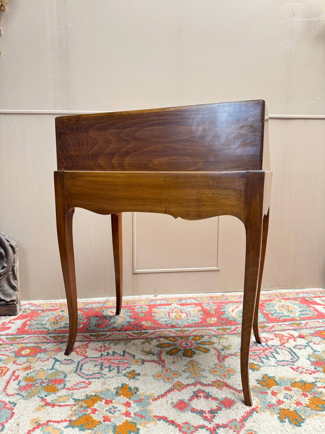 Louis XV style cherry wood sloping desk