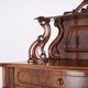 Cabinet – Mahogany – Antique – Carvings – Doors & Shelves – 1880s