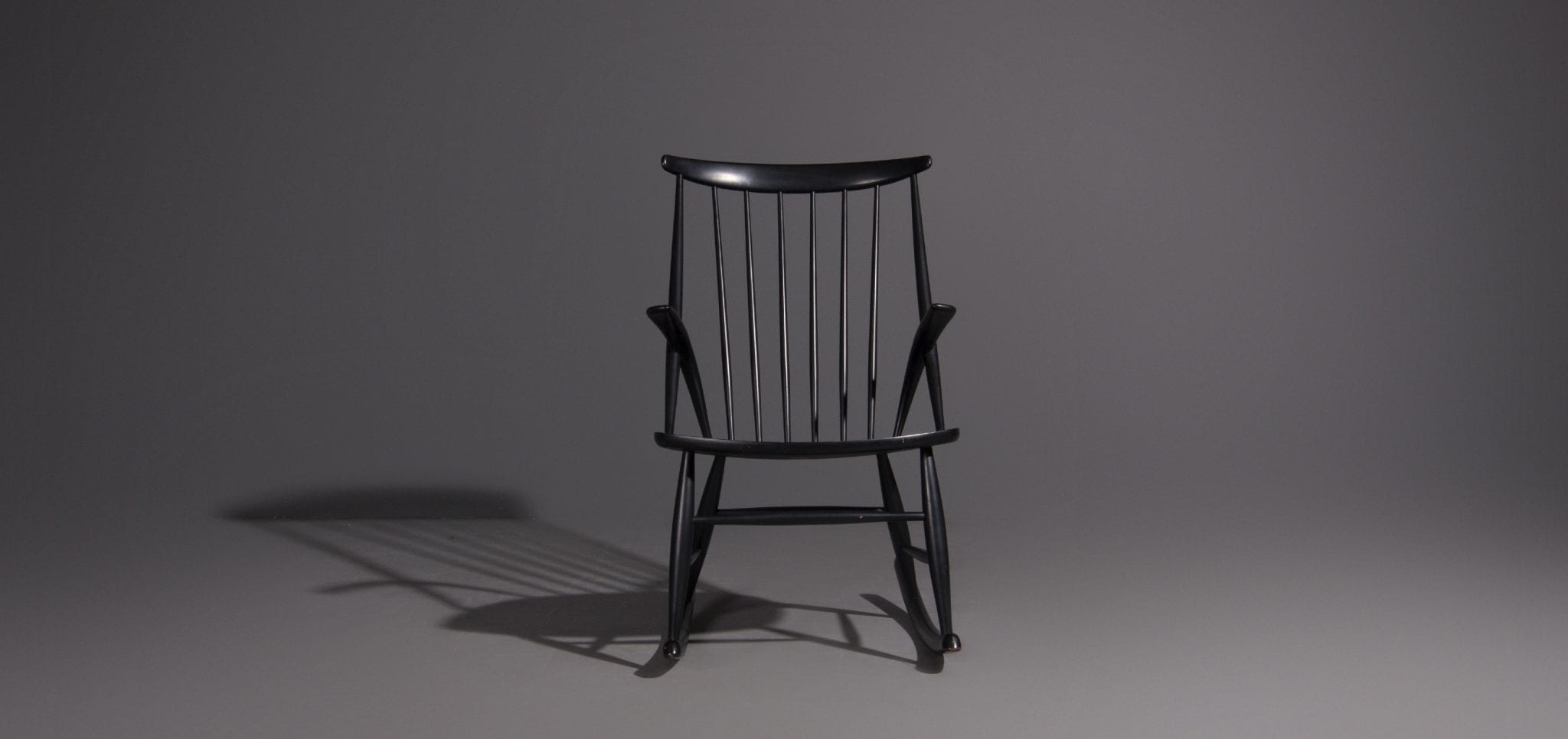 N. Eilersen's Illum Wikkelsa rocking chair in black