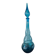 Large glass genie bottle from Empoli.