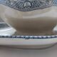 Martainville Ironstone Gravy Boat – Salins R&A – Blue Decor, One-Piece Piece