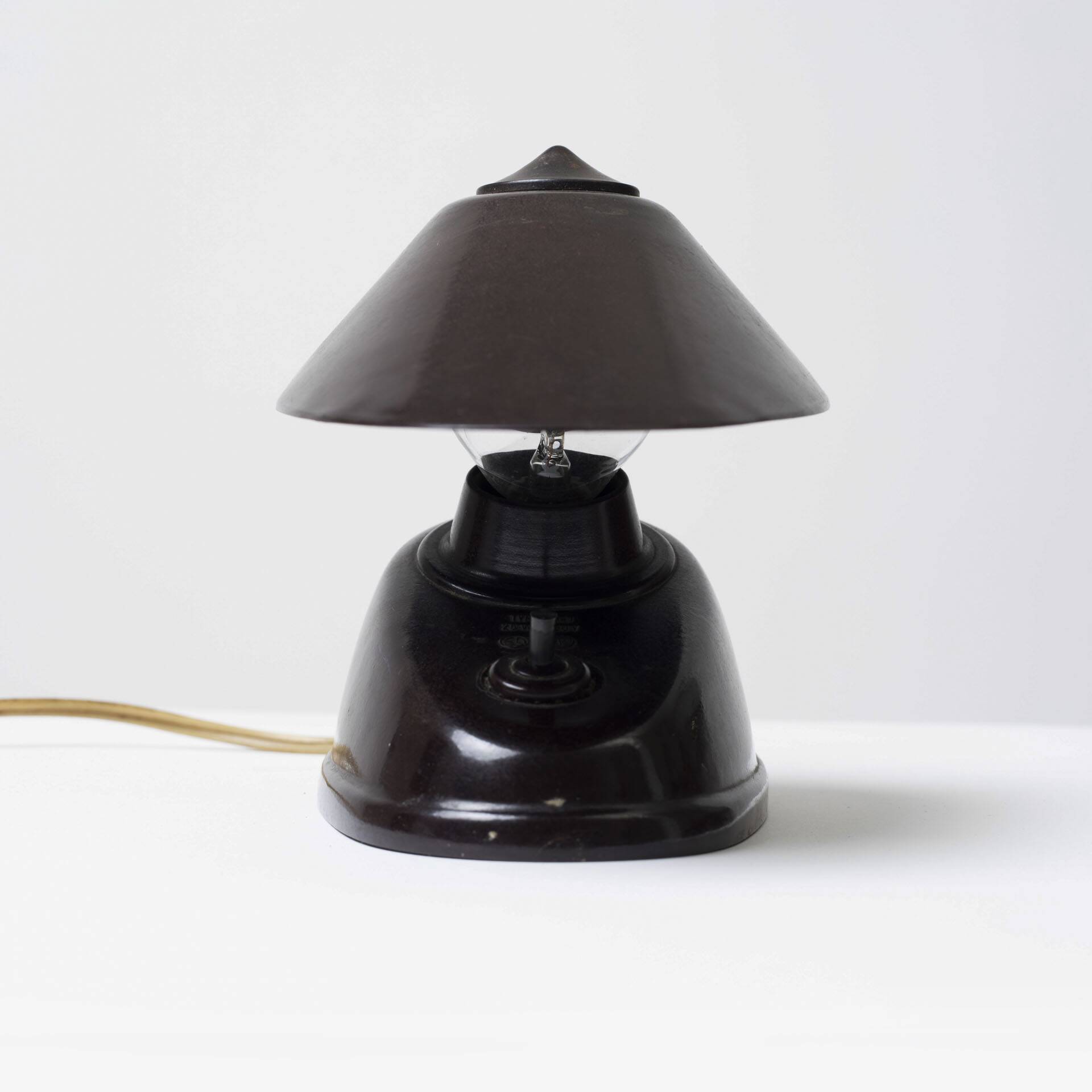 Czech Bauhaus Bakelite Model 11641 Table Lamp from ESC, 1930s
