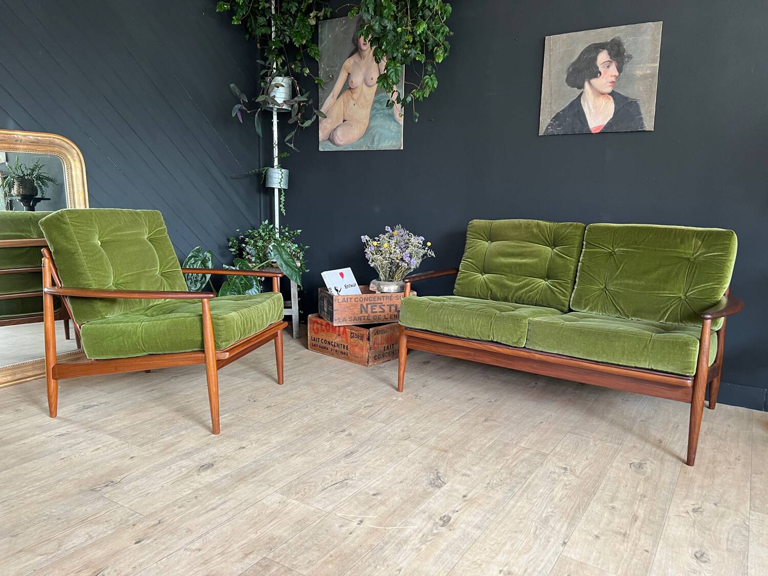 Scandinavian armchair