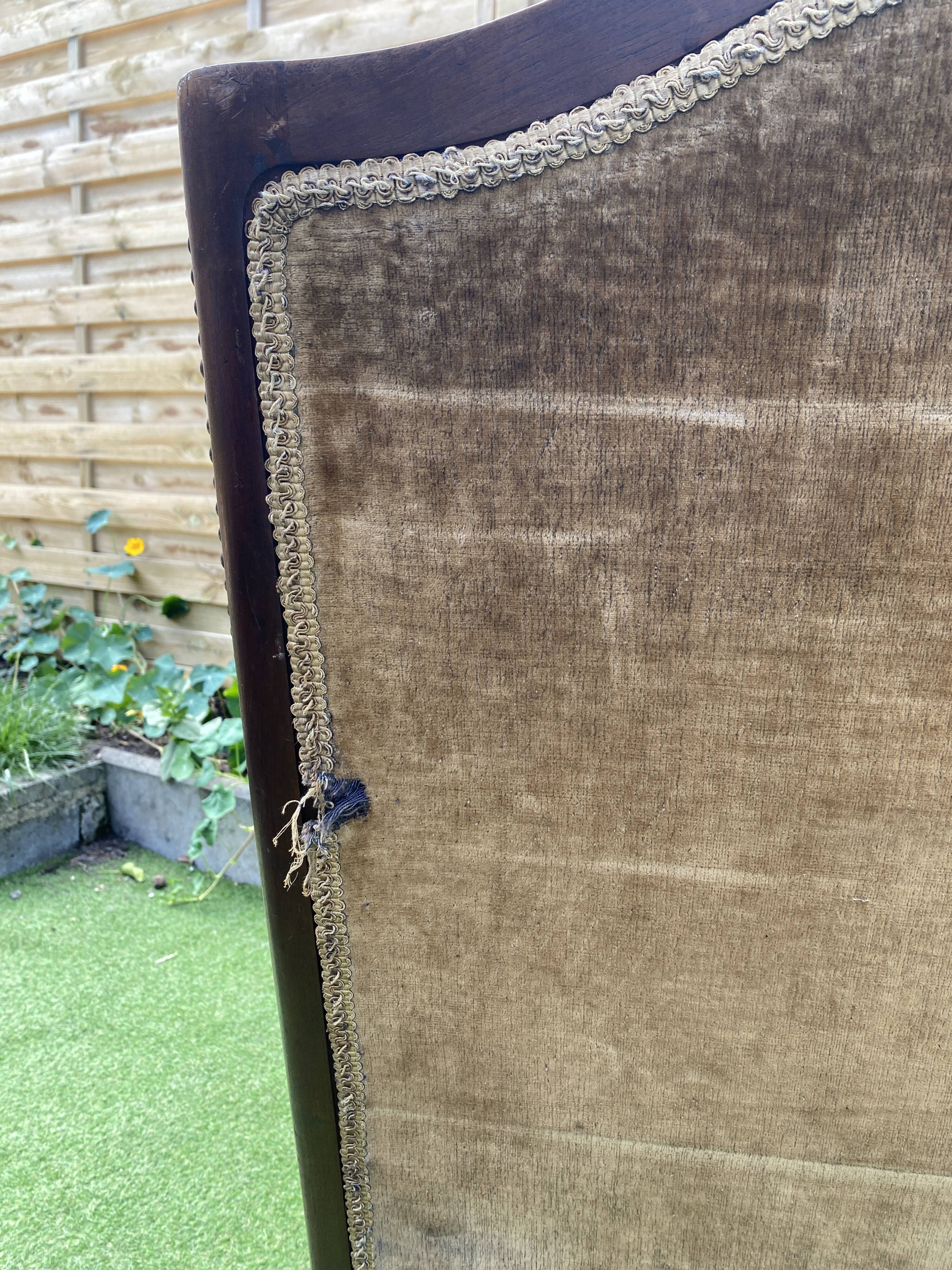 Louis XV style wingback armchair