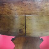 Fauteuil de bureau en noyer massif XIX°