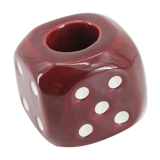 Ceramic dump candlestick