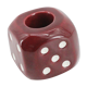 Ceramic dump candlestick
