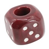 Ceramic dump candlestick