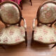 Pair of armchairs Louis XV/Louis XVI, medallion