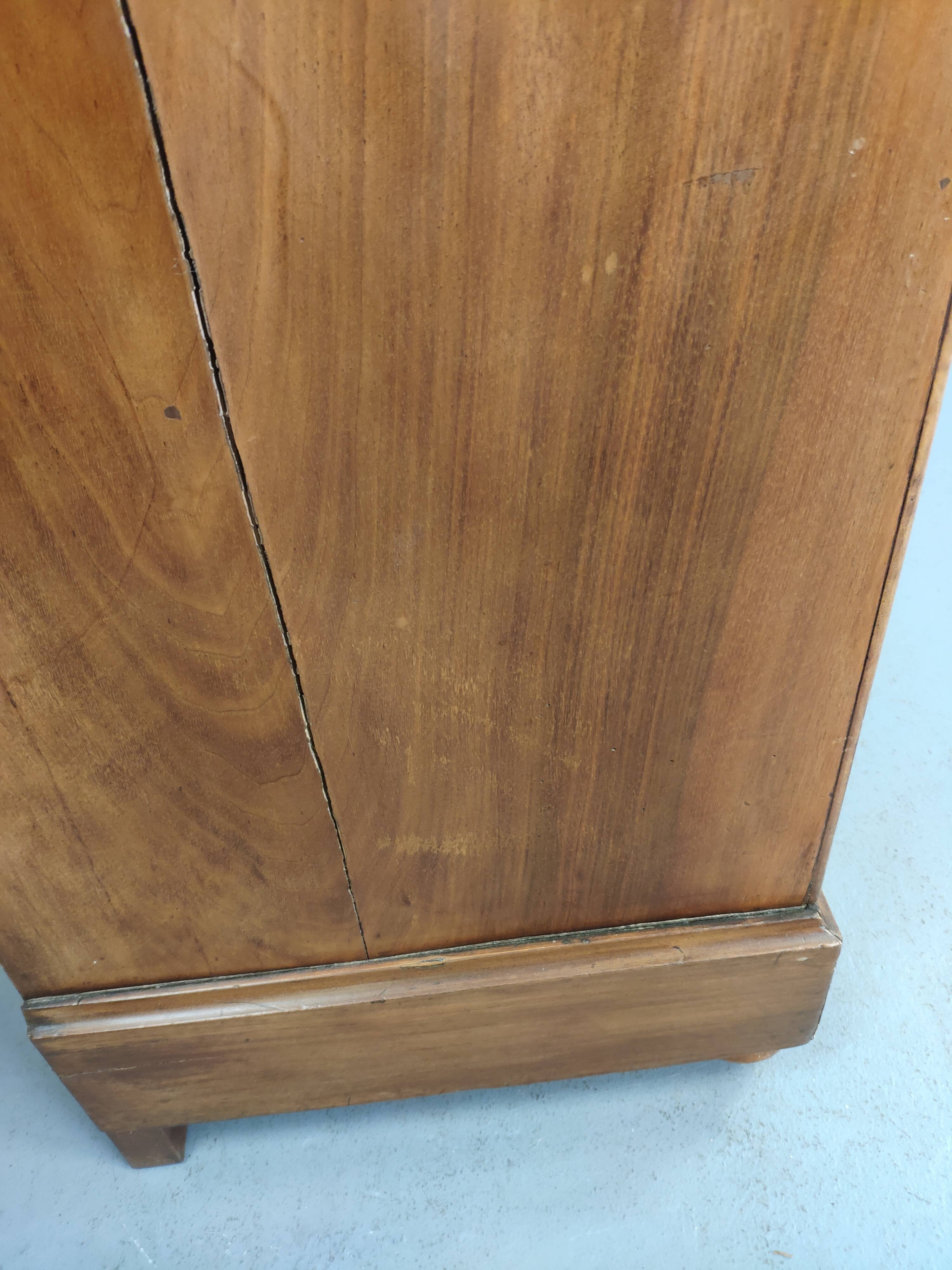 Secretary style Louis Philippe in walnut bramble
