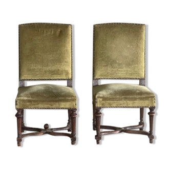 Pair of Louis XIV style chairs