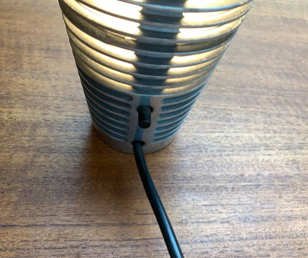 Postmodern Zen table lamp by Sergio & Oscar Devesa for Metalarte, 1980s.