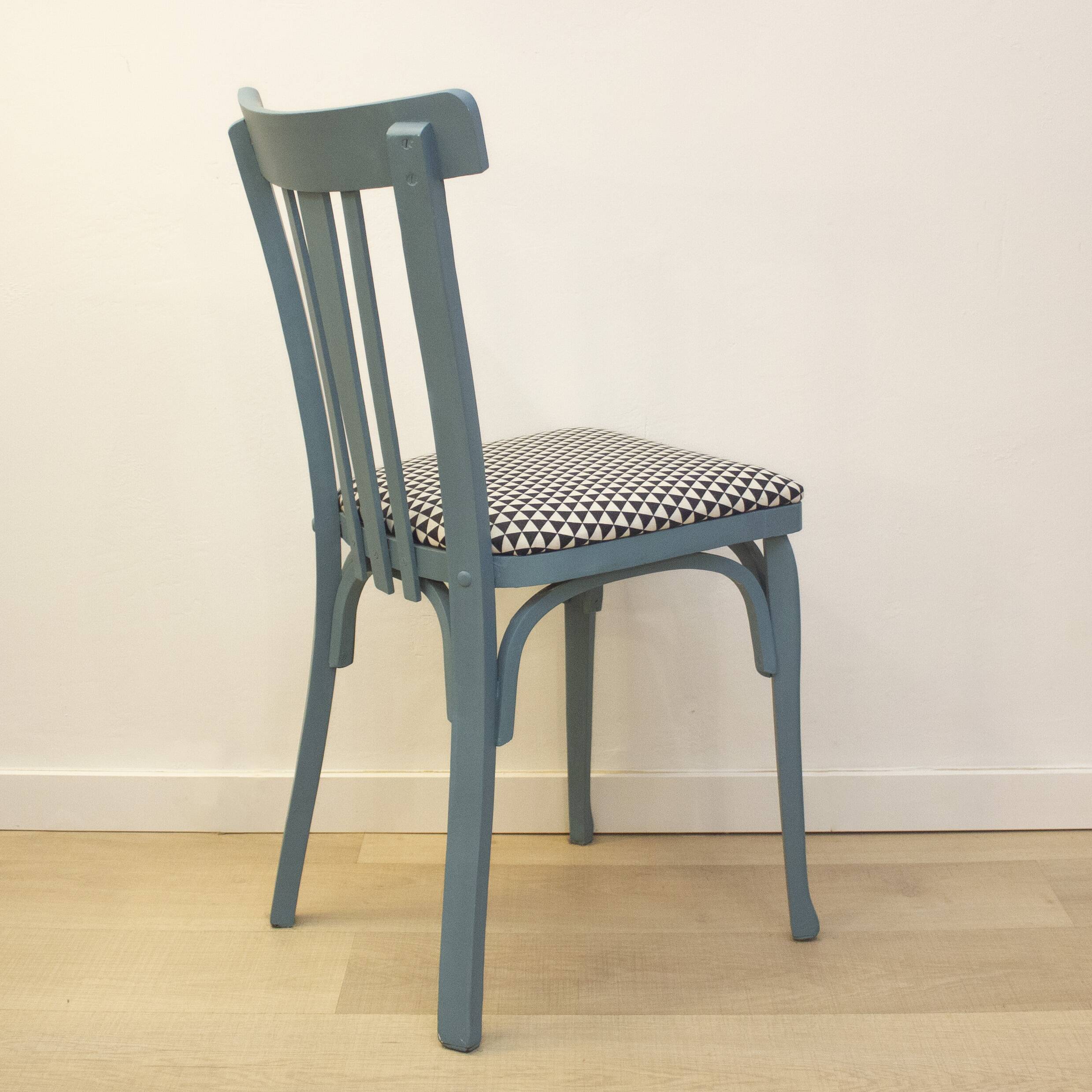 Chaise vintage bleue des années 1960
