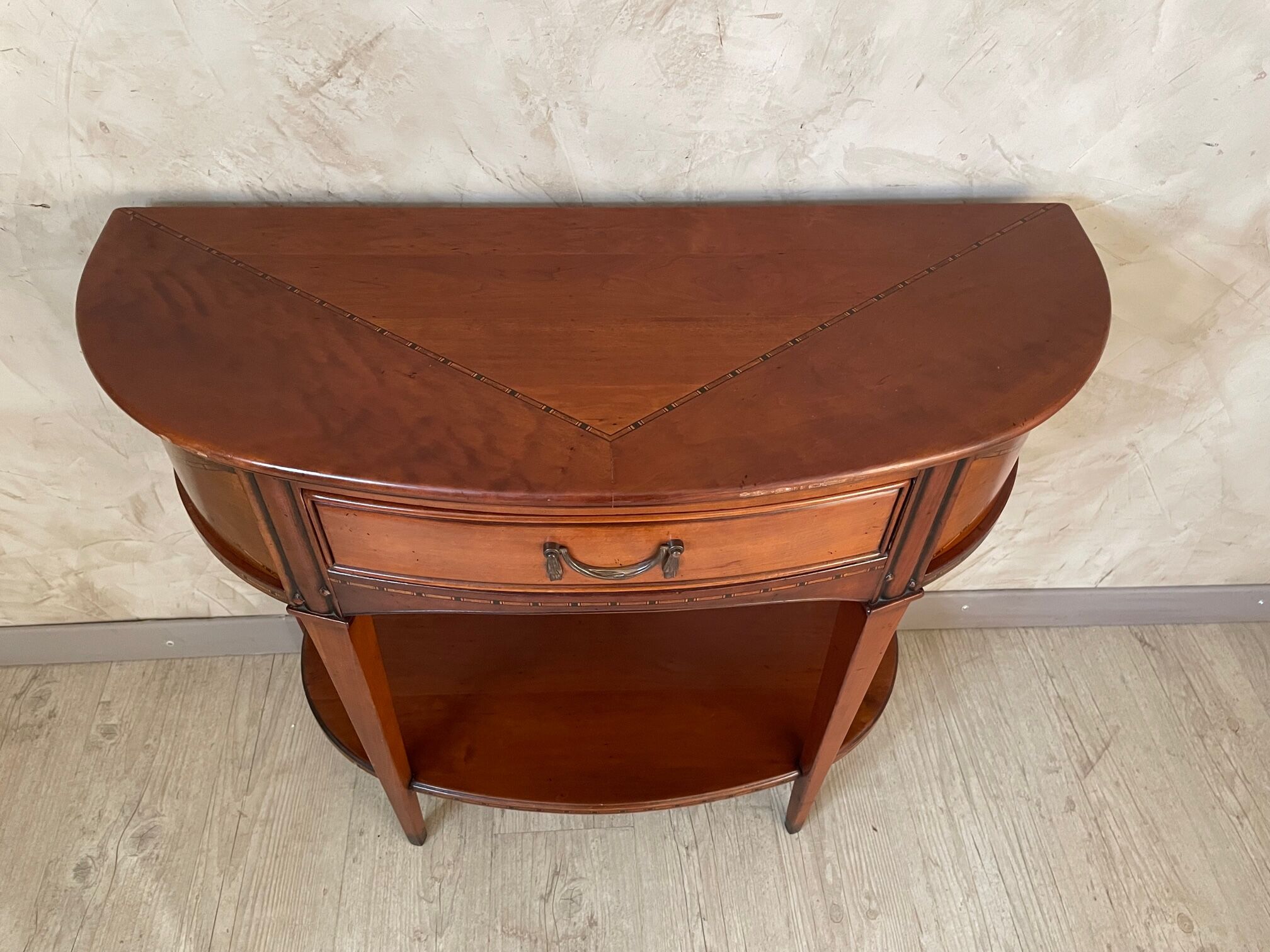 Half-moon console