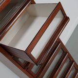 Vintage Dutch Hardwood Haberdashery Shop Cabinet, 1930s