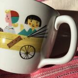 Children's dishes or birth gift Plate and bowl Utan gränser gustavsberg vintage design scan