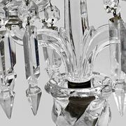 Baccarat, pair of two-light candelabra, Bambou Tors model.