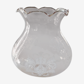 Amber vintage glass bell