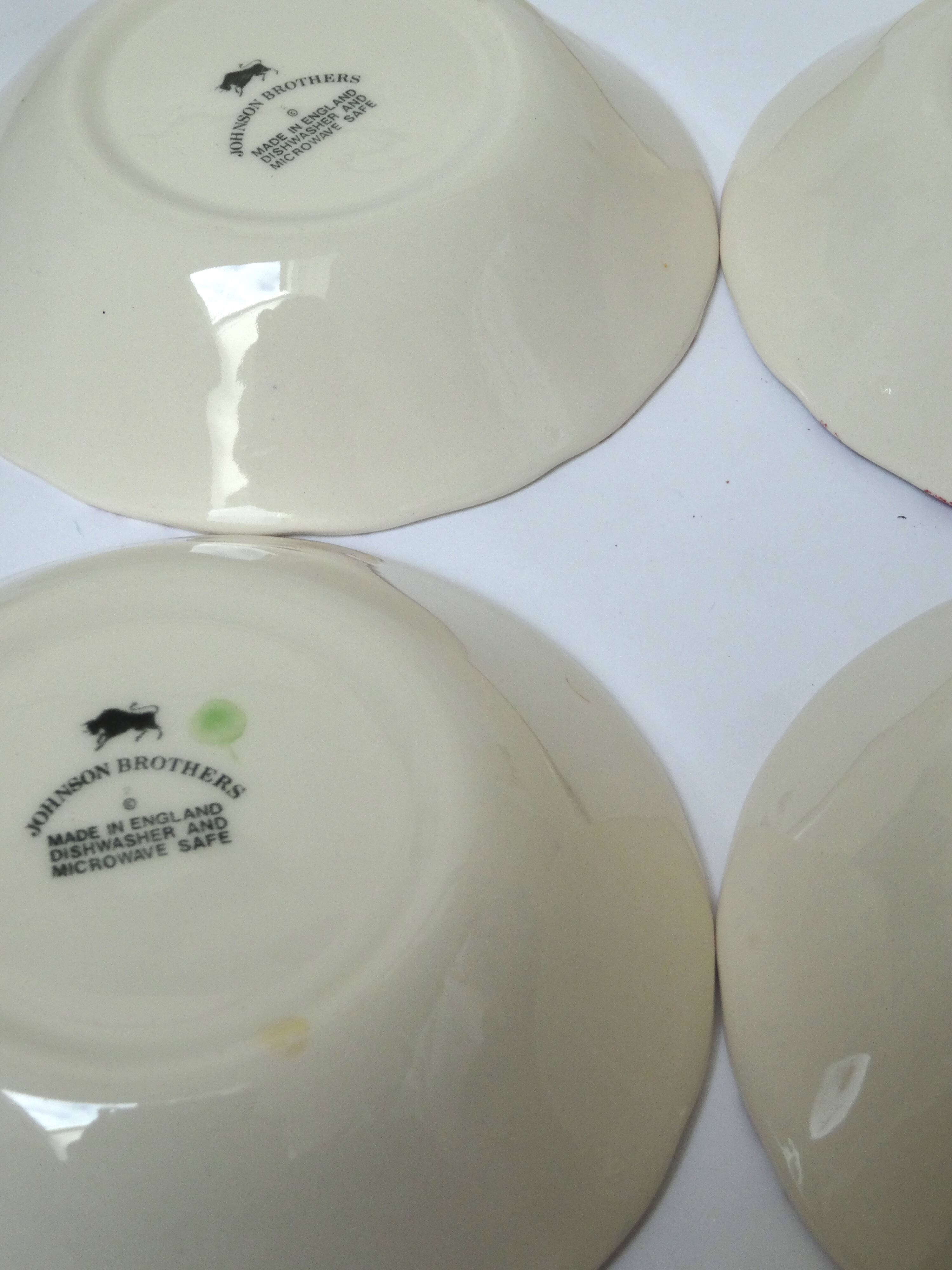 6 coupelles creuses Rose Chintz Johnson Brothers