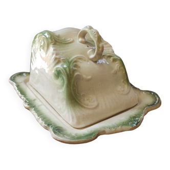 English vintage cheese or butter dish from the 20s