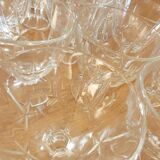 12 coupes à glace en verre