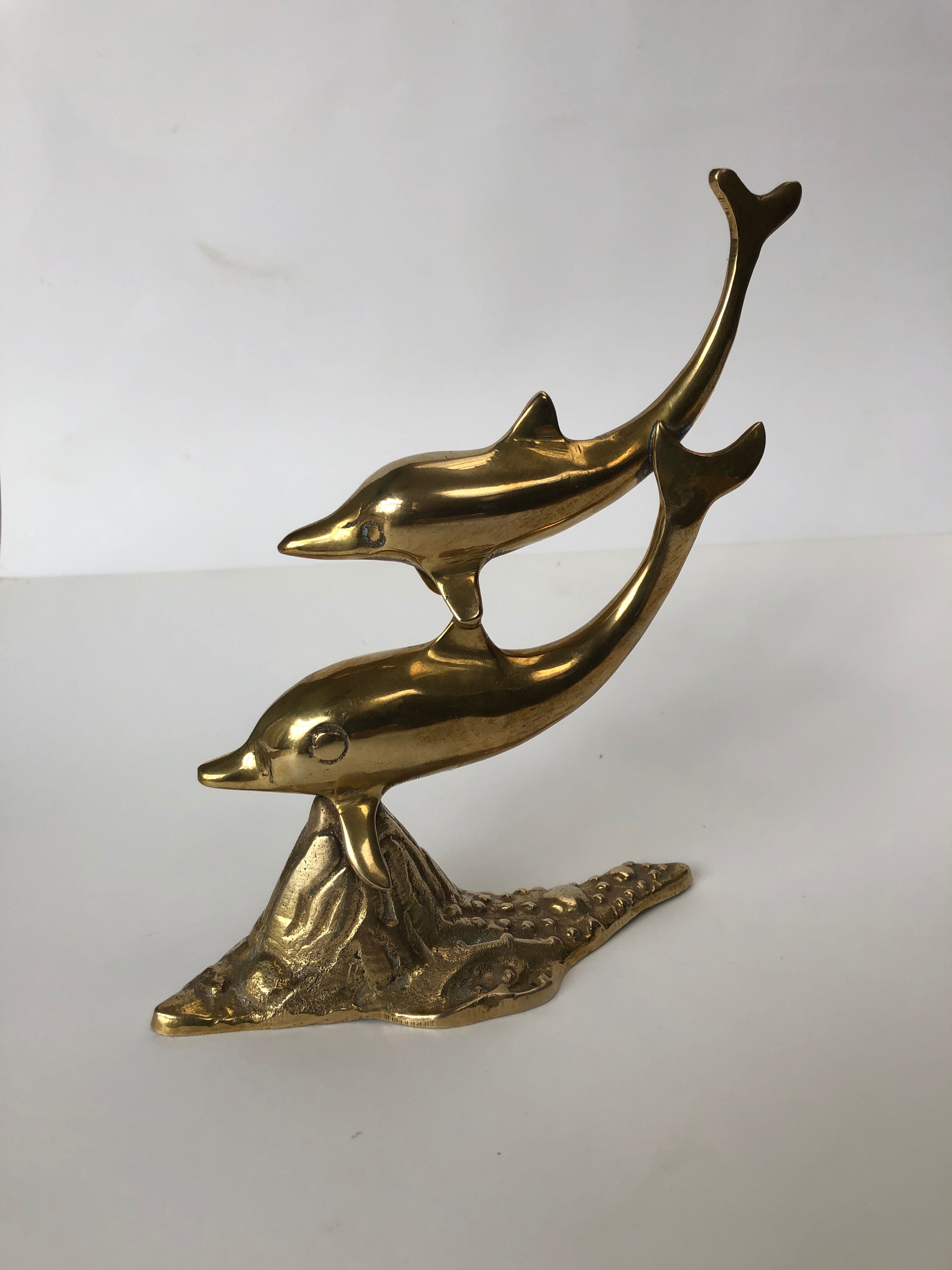 Dauphins en laiton