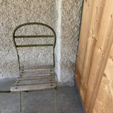 Set of 4 folding garden chairs