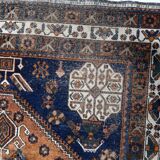 Antique Shiraz Gashkai handmade rug 155 x 207 cm 1920s