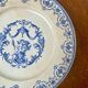 Ironstone footed dish – Moustiers blue decor