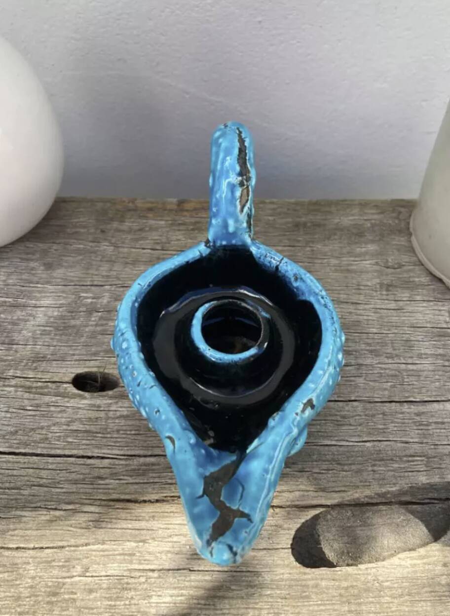 Fat Lava 70 ceramic candle holder