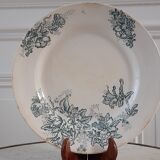 Flat iron earth earthenware of Givors late nineteenth century