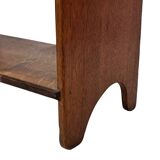 Art Deco Oak compact bookcase minimalist design
