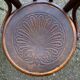 Pair of kohn n°18 1/2 bistro chairs from 1900, wooden seat - no thonet -