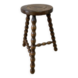 Vintage tripod stool