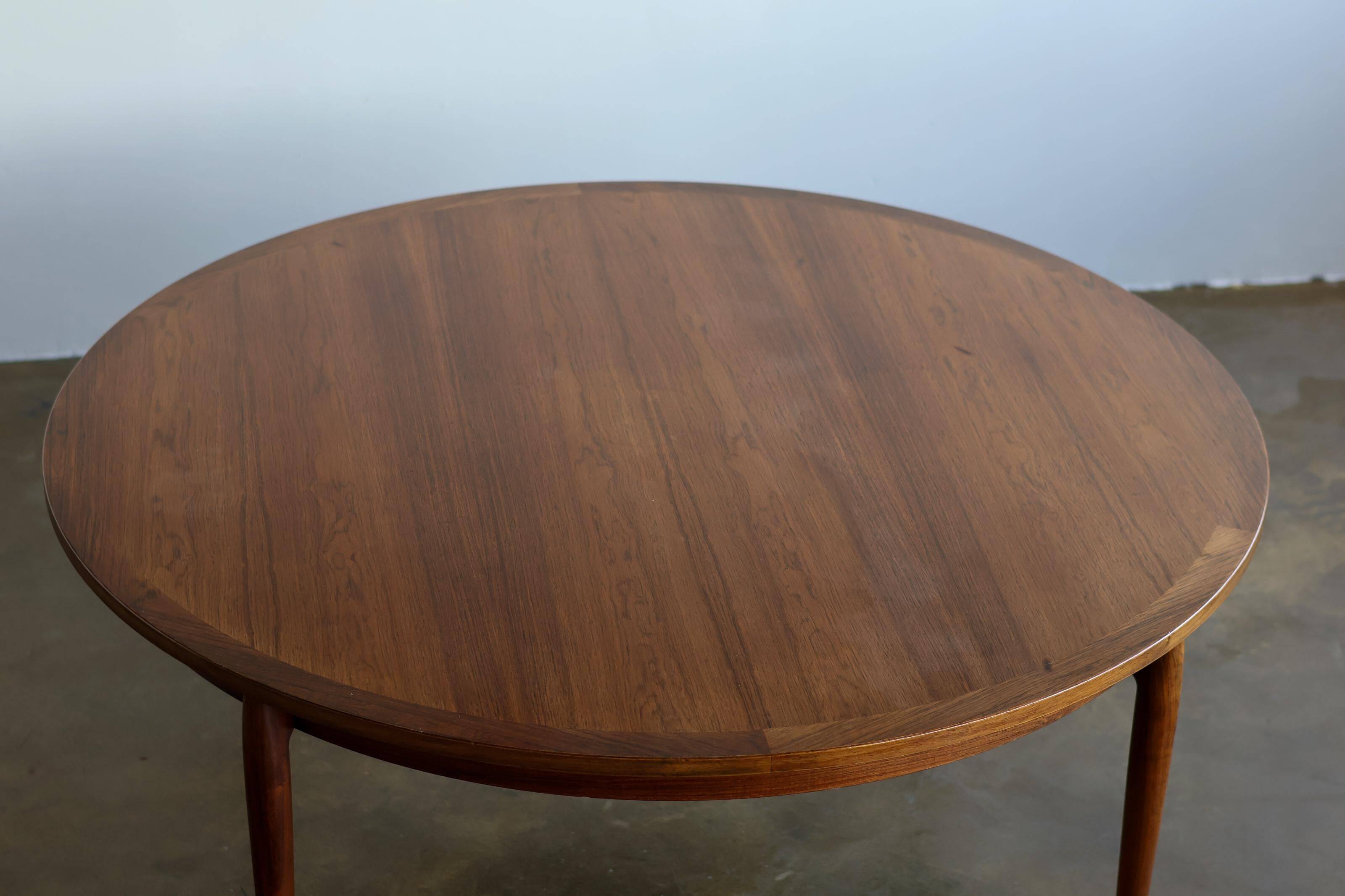 Sculptural coffee table in rosewood by Sven Ellekaer for AMBLER
