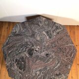 marble octagonal coffee table