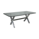 Vintage acrylic and glass dining table