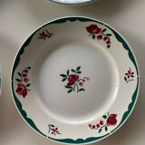Badonviller earthenware dinner plates