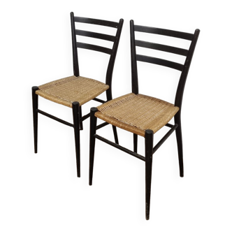 Paire chaises vintage italienne