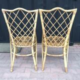 Pair of rattan chairs