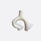 White ceramic vase