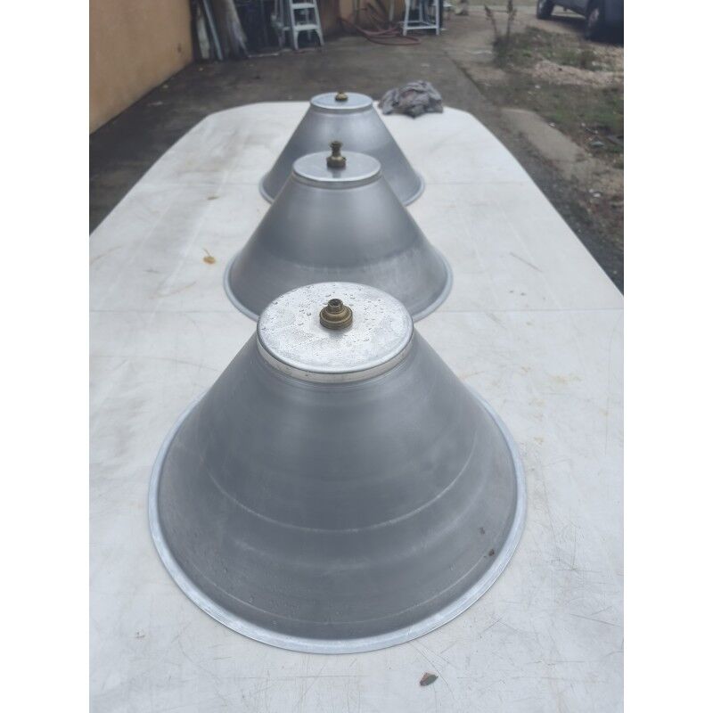 3 suspensions industrielles aluminium