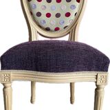 Chaise Médaillon style Louis XVI