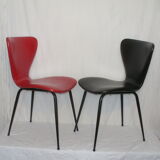 Pair of Scandinavian style chairs from the 50s
