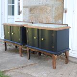 Pair of Art Deco bedside tables