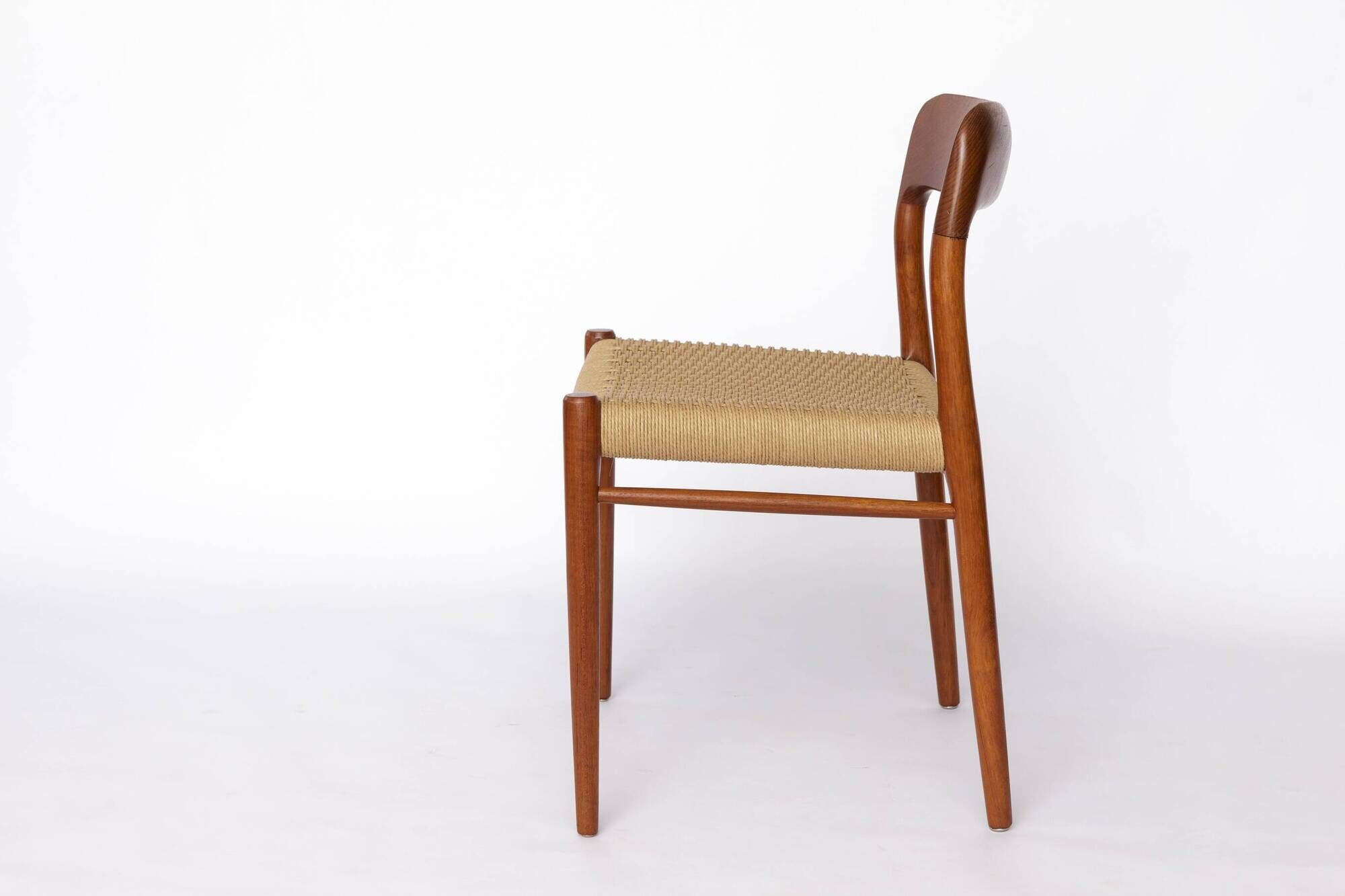 Niels Otto Møller Chair, Model 75 (1950s) – with Repair – Vintage Danish